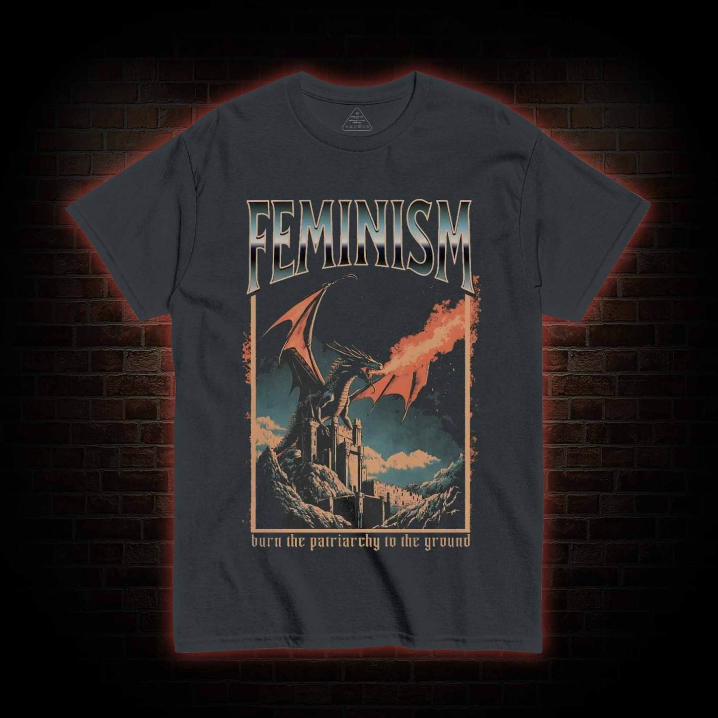 Burn the Patriarchy Dragon T-shirt