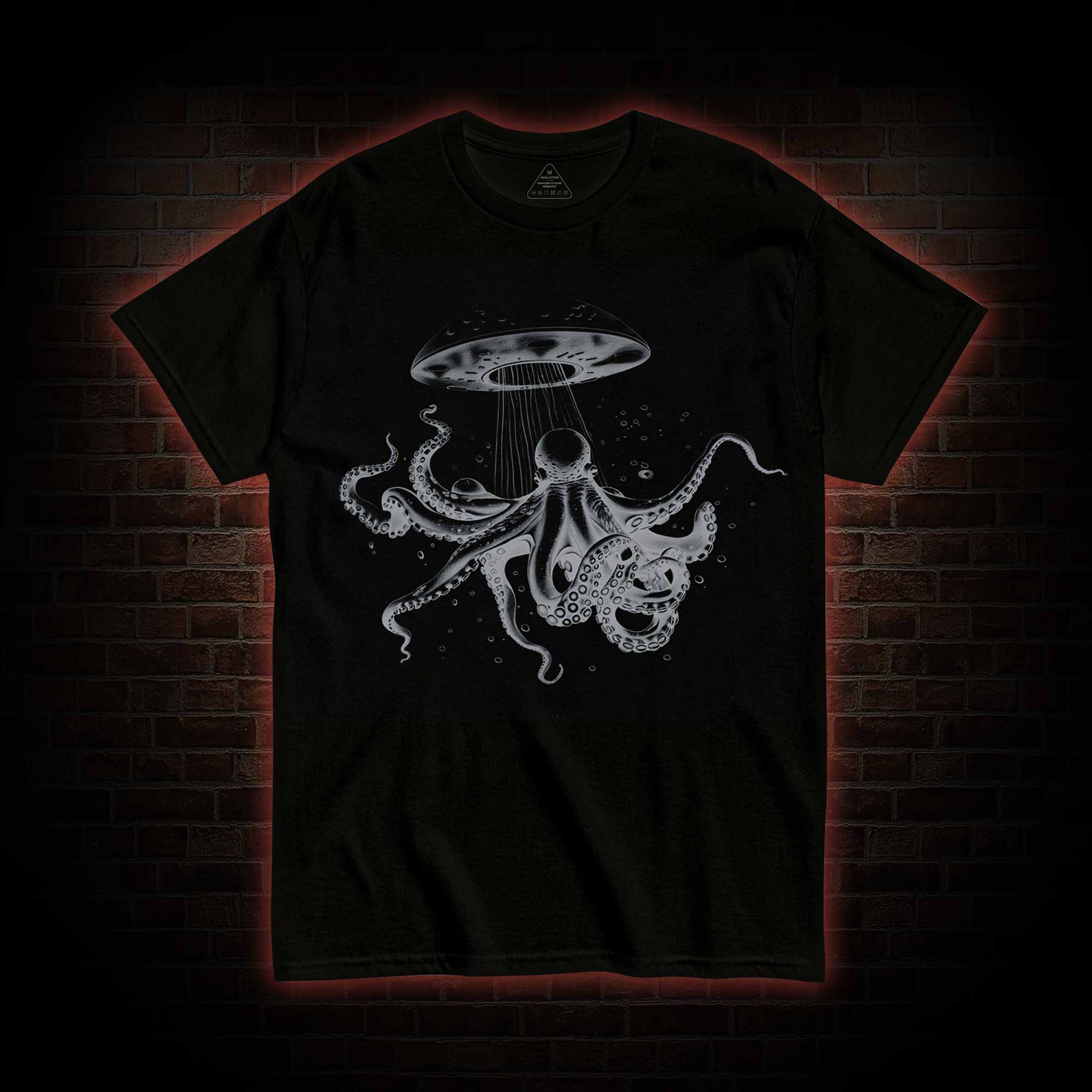 Alien Octopus Art T-shirt