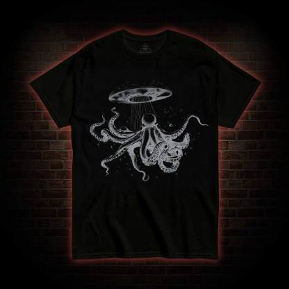 Alien Octopus Art T-shirt