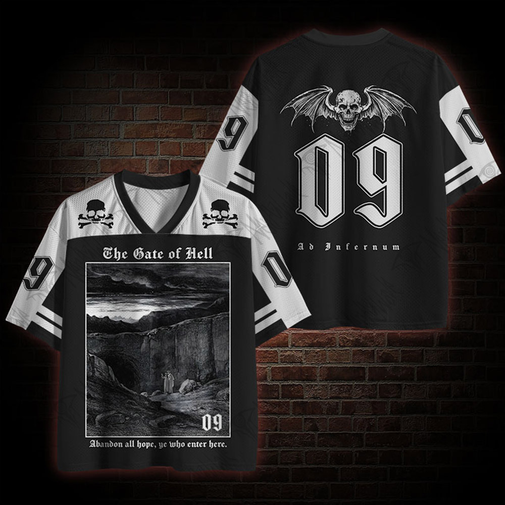 Abandon all Hope Ye who Enter Here Mesh Jersey