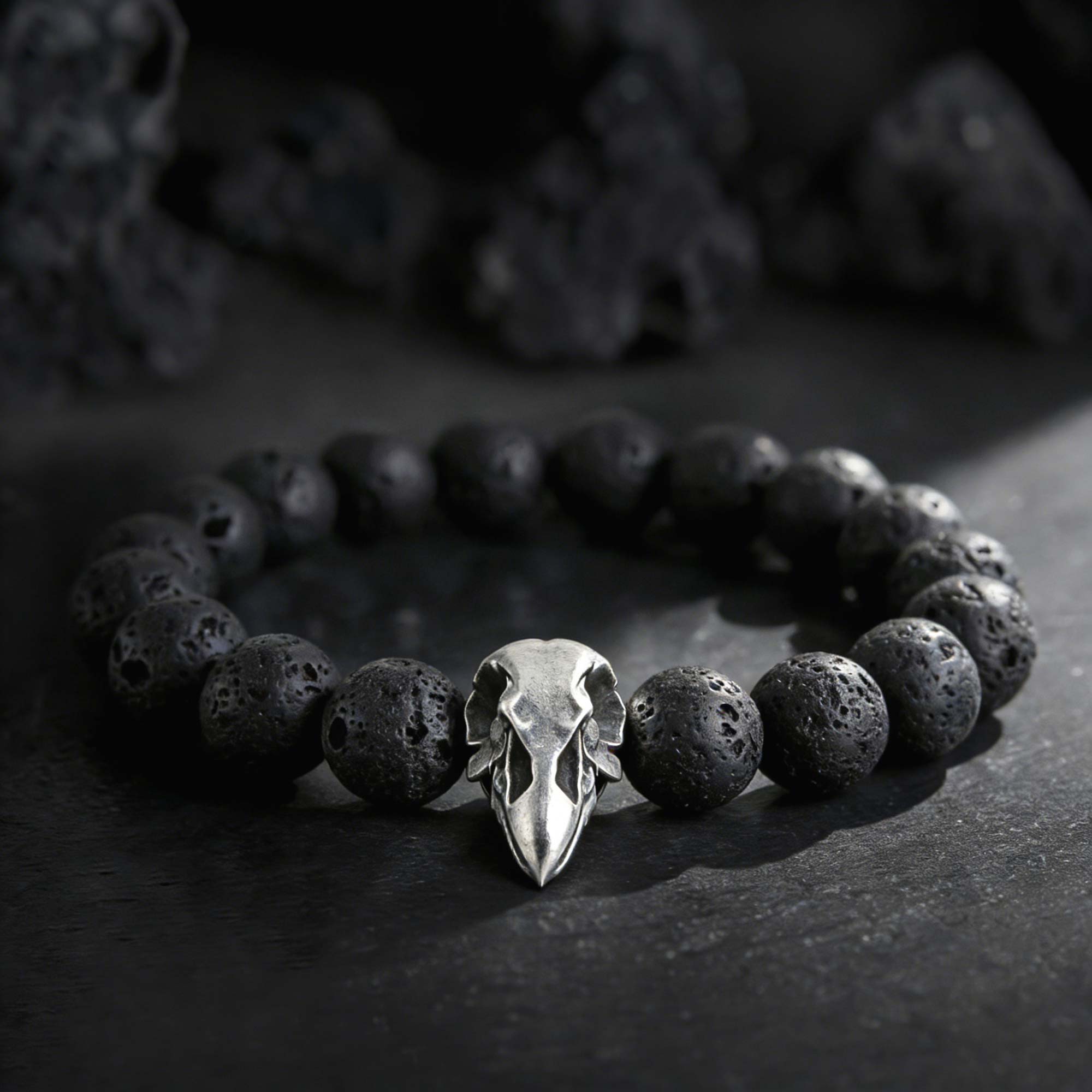 Lava Stone Beaded Bracelet