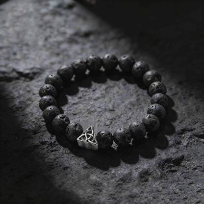 Viking Celtic Knot Snake Beaded Bracelet