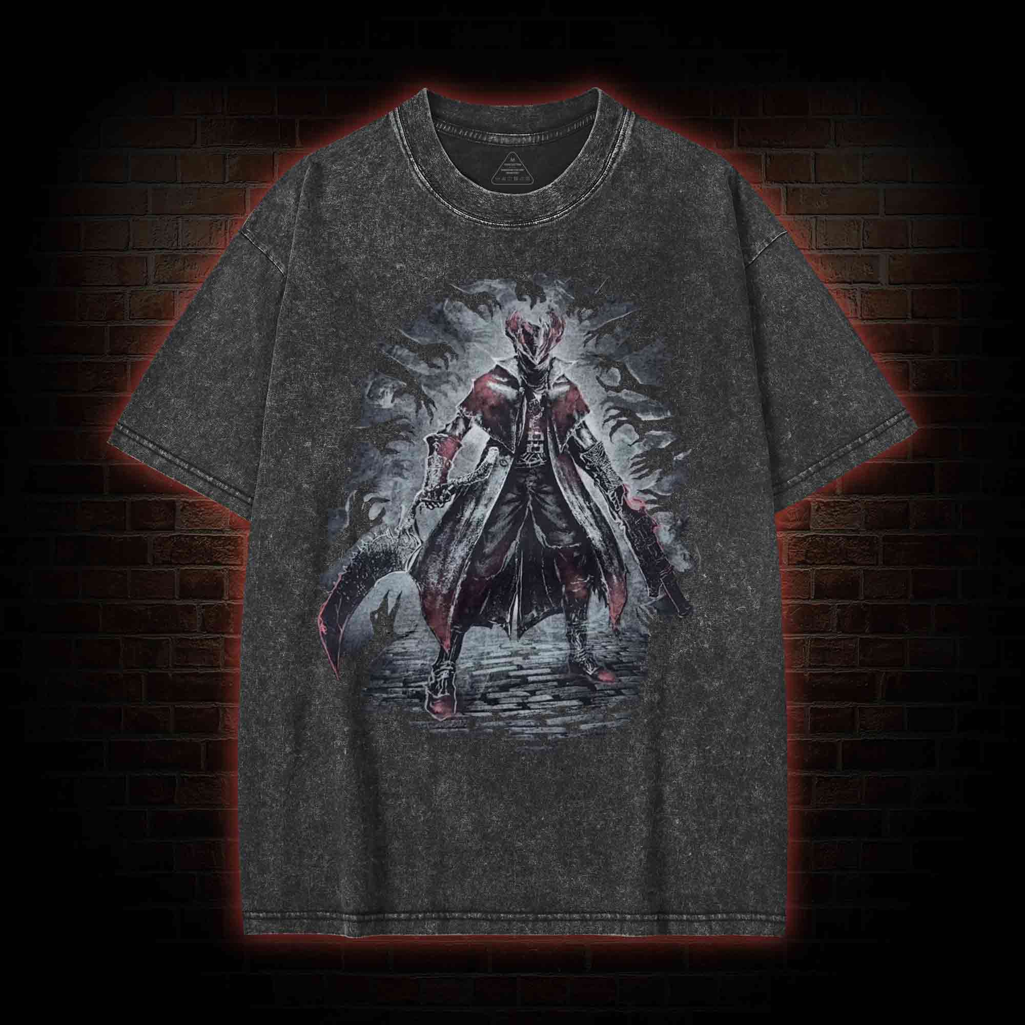 Hunter In The Darkness Washed T-shirt