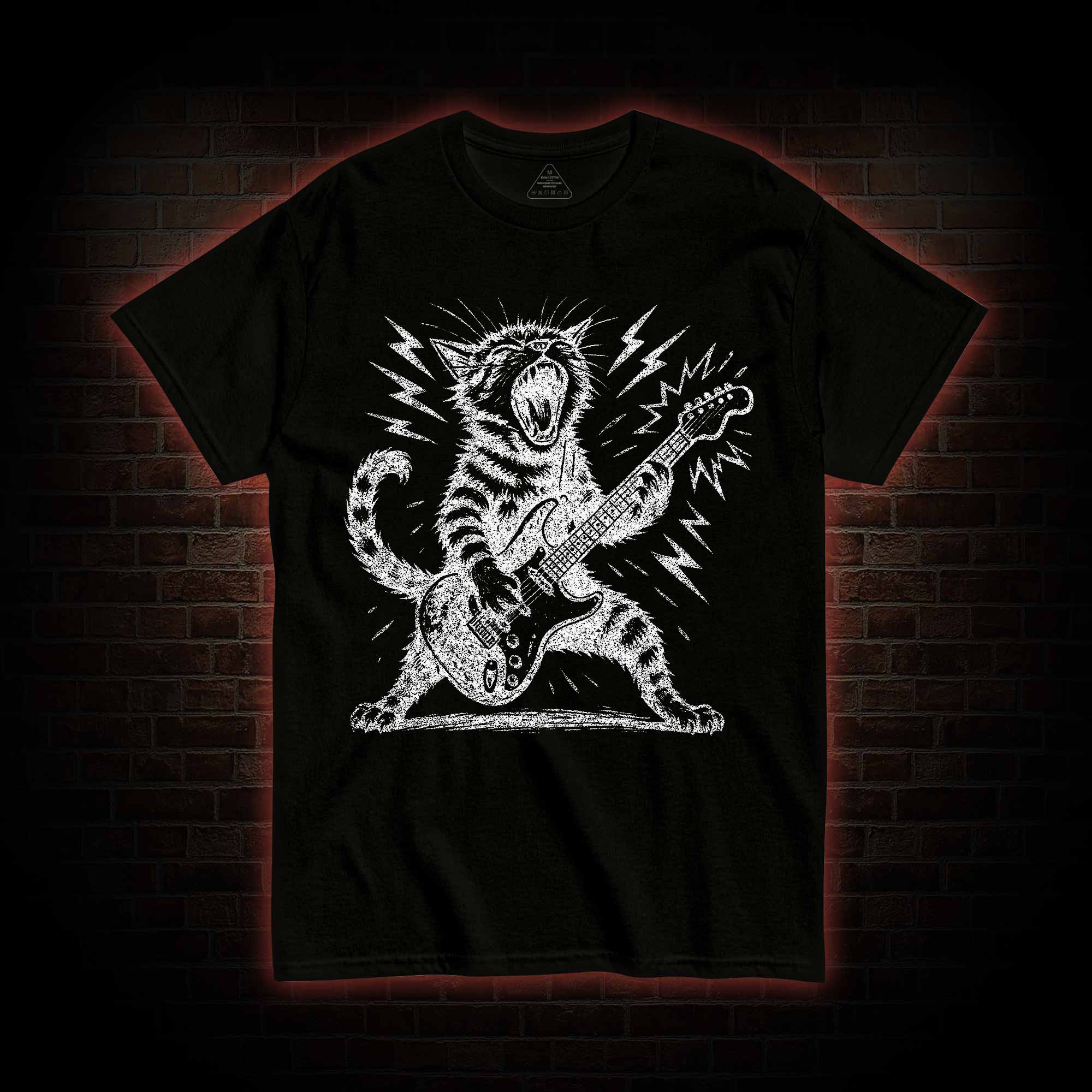 Rock and Roll Cat T-shirt