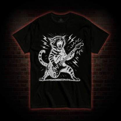 Rock and Roll Cat T-shirt