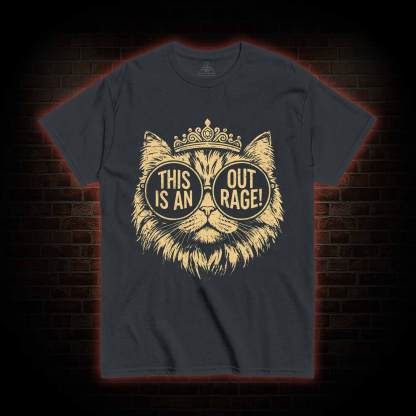 This is an Outrage T-shirt