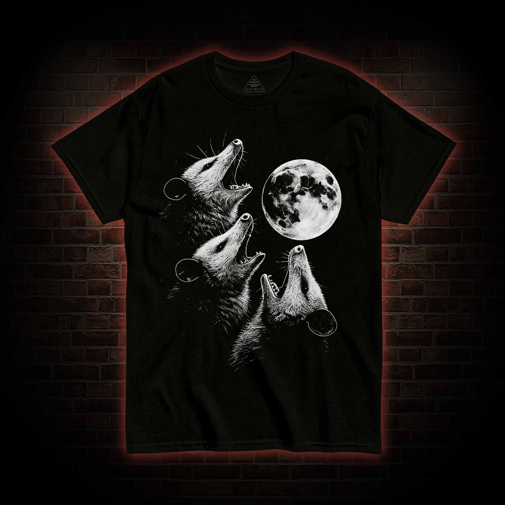 Possums Howling to Moon T-shirt