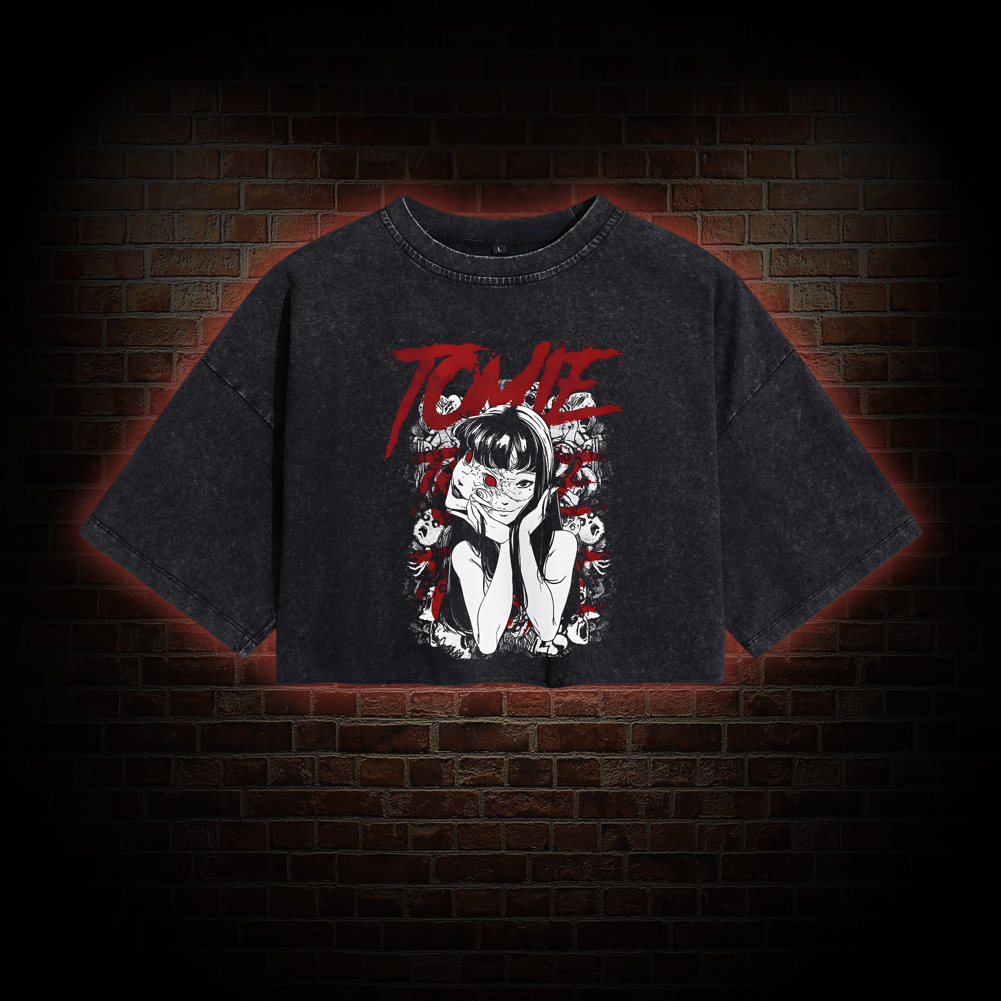 Regeneration Girl Washed Cropped T-shirts