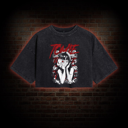 Regeneration Girl Washed Cropped T-shirts