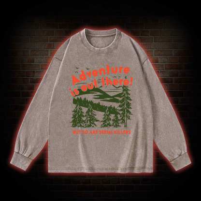 Adventure Is Out There Washed Long-Sleeve T-shirt