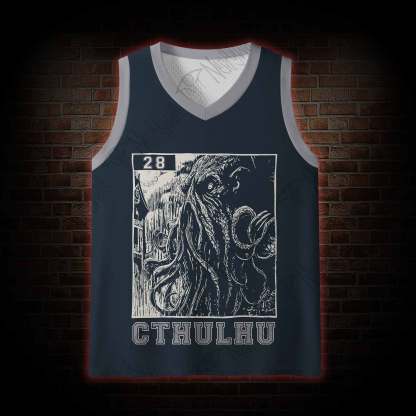 Cthulhu Fhtagn Mesh Jersey Tank Top