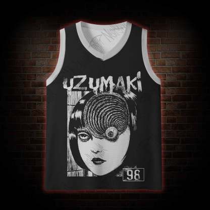 Horror Eyeball Mesh Jersey Tank Top
