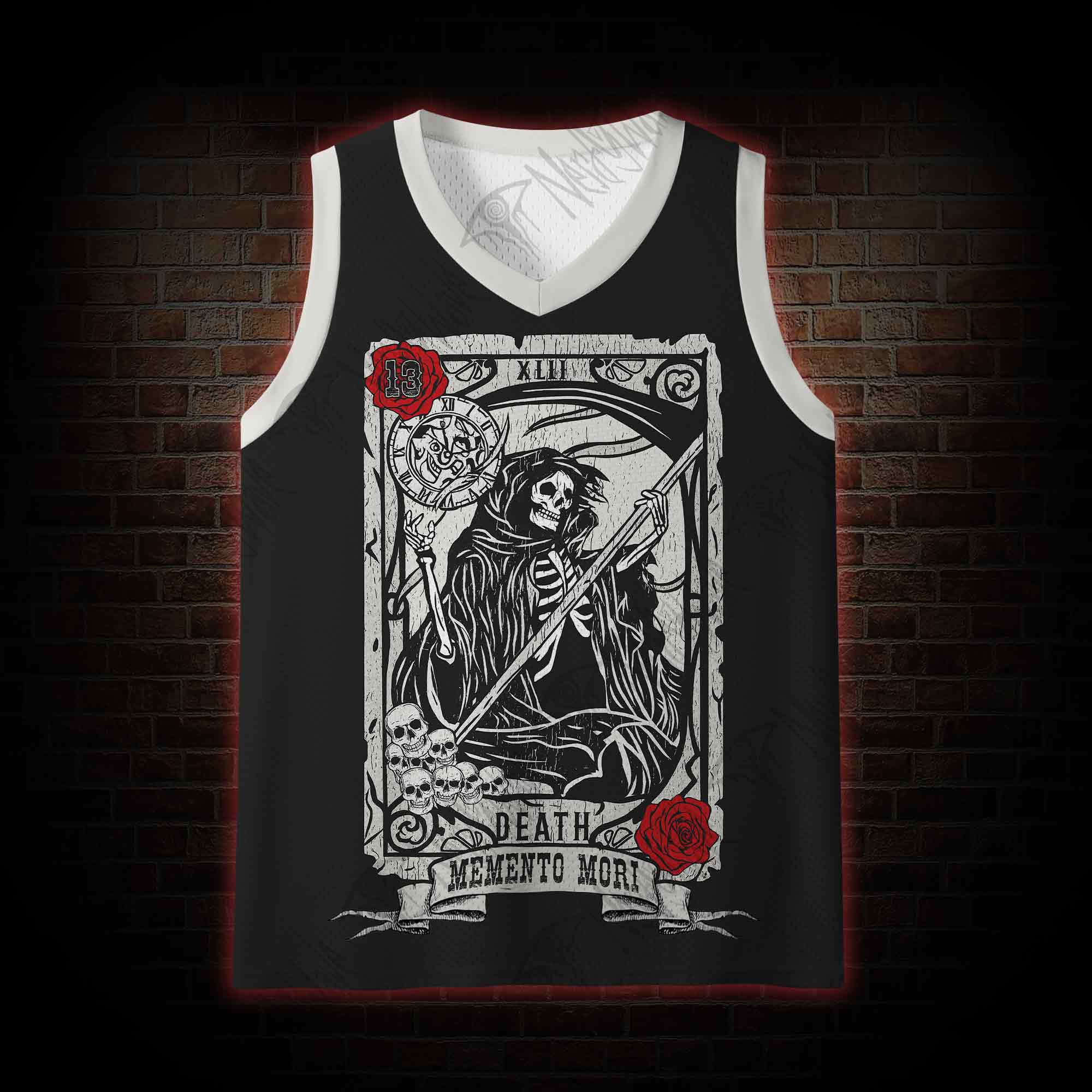 Memento Mori Mesh Jersey Tank Top