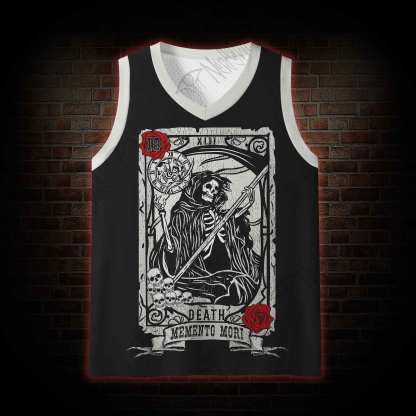 Memento Mori Mesh Jersey Tank Top