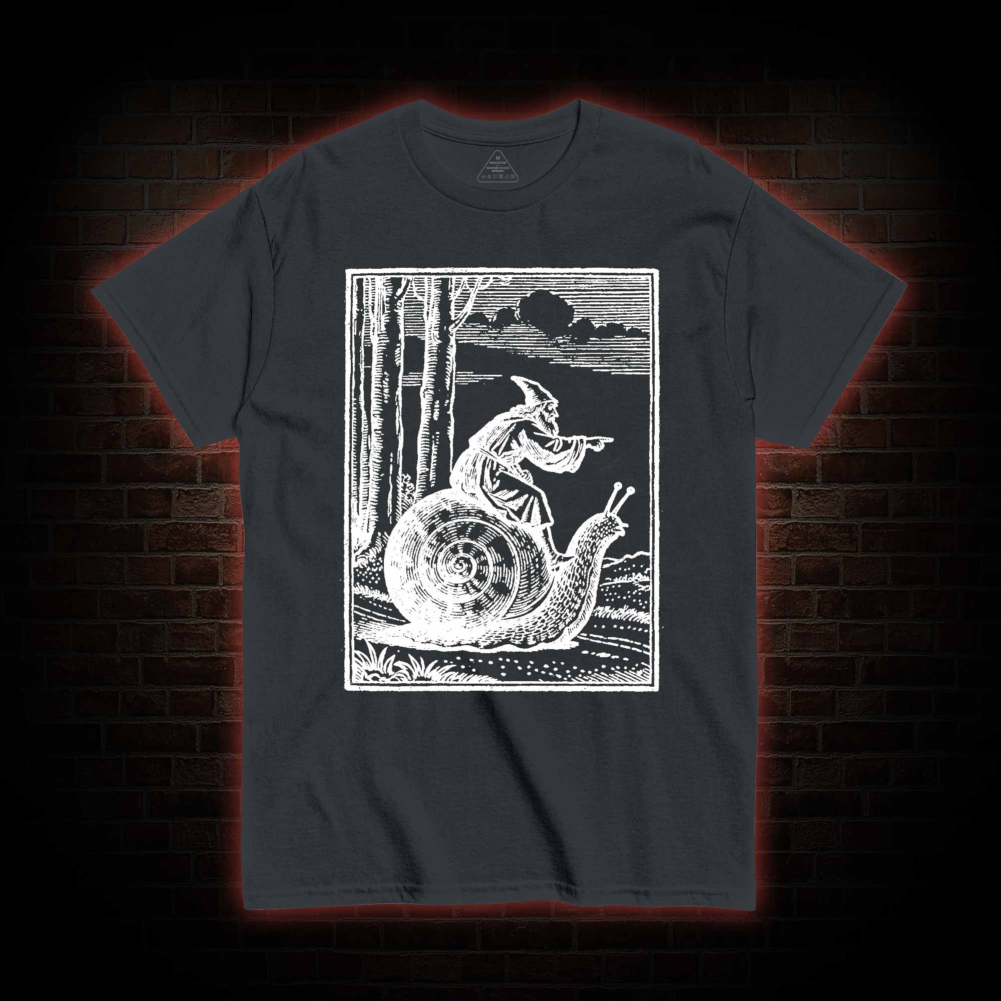 Medieval Snail Rider T-shirt