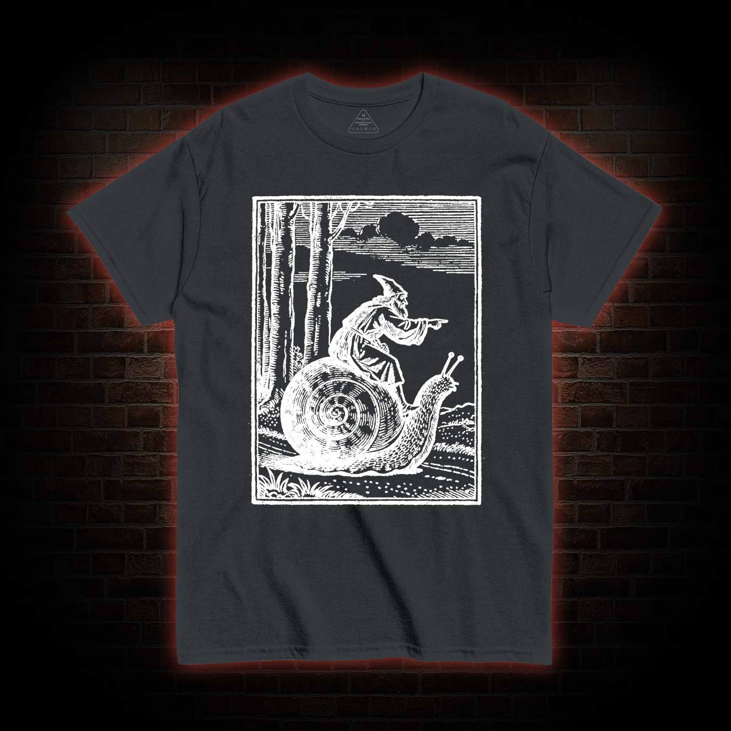 Medieval Snail Rider T-shirt