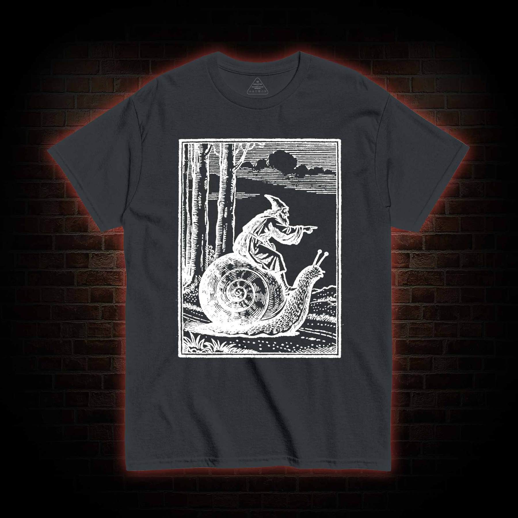 Medieval Snail Rider T-shirt