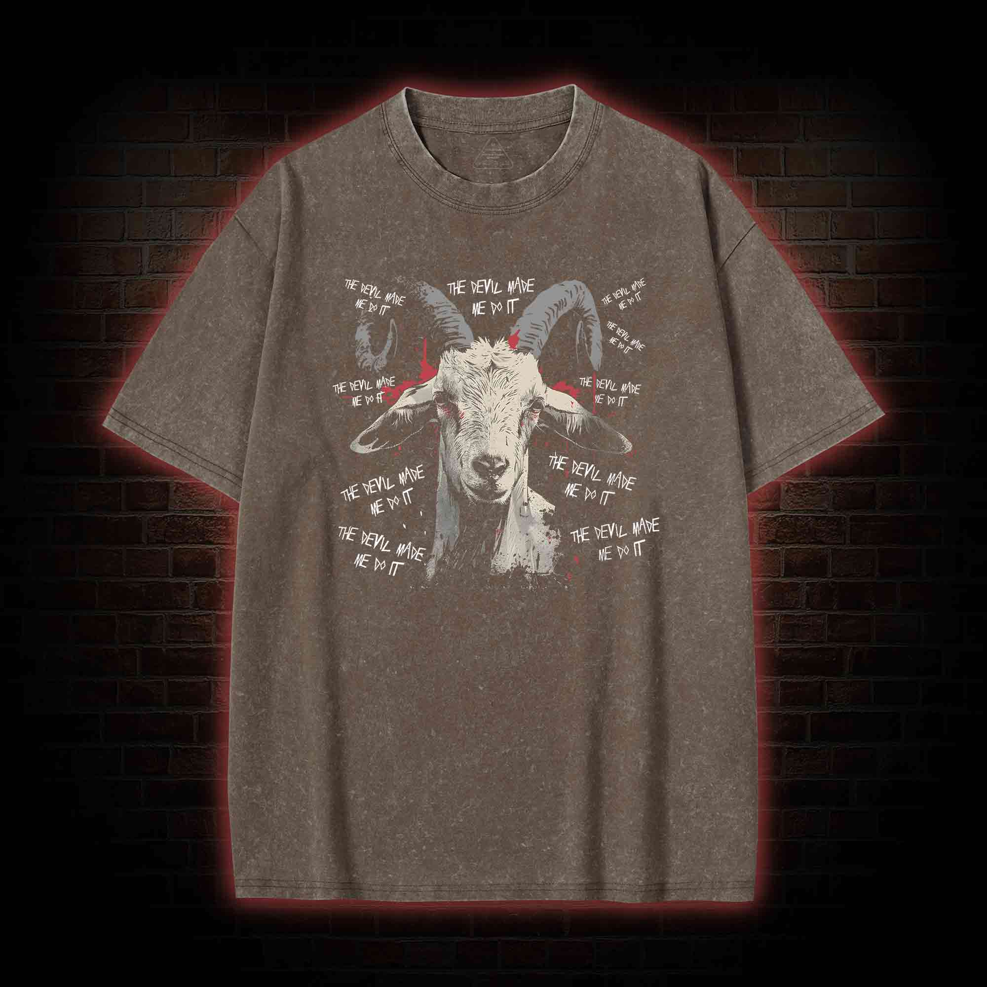 Evil Goat Washed T-shirt