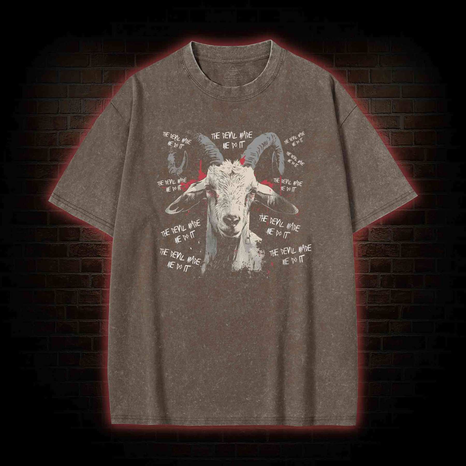 Evil Goat Washed T-shirt