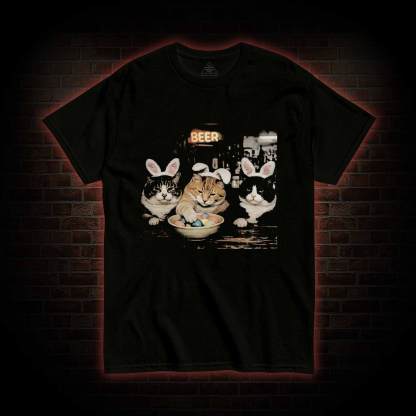 Easter Bunny Cats Bar T-shirt