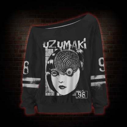 Horror Eyeball Off Shoulder Jersey