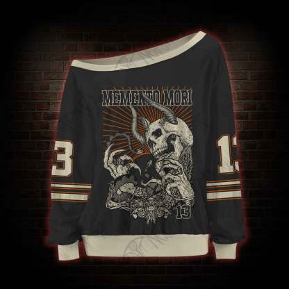 Memento Mori Horror Off Shoulder Jersey