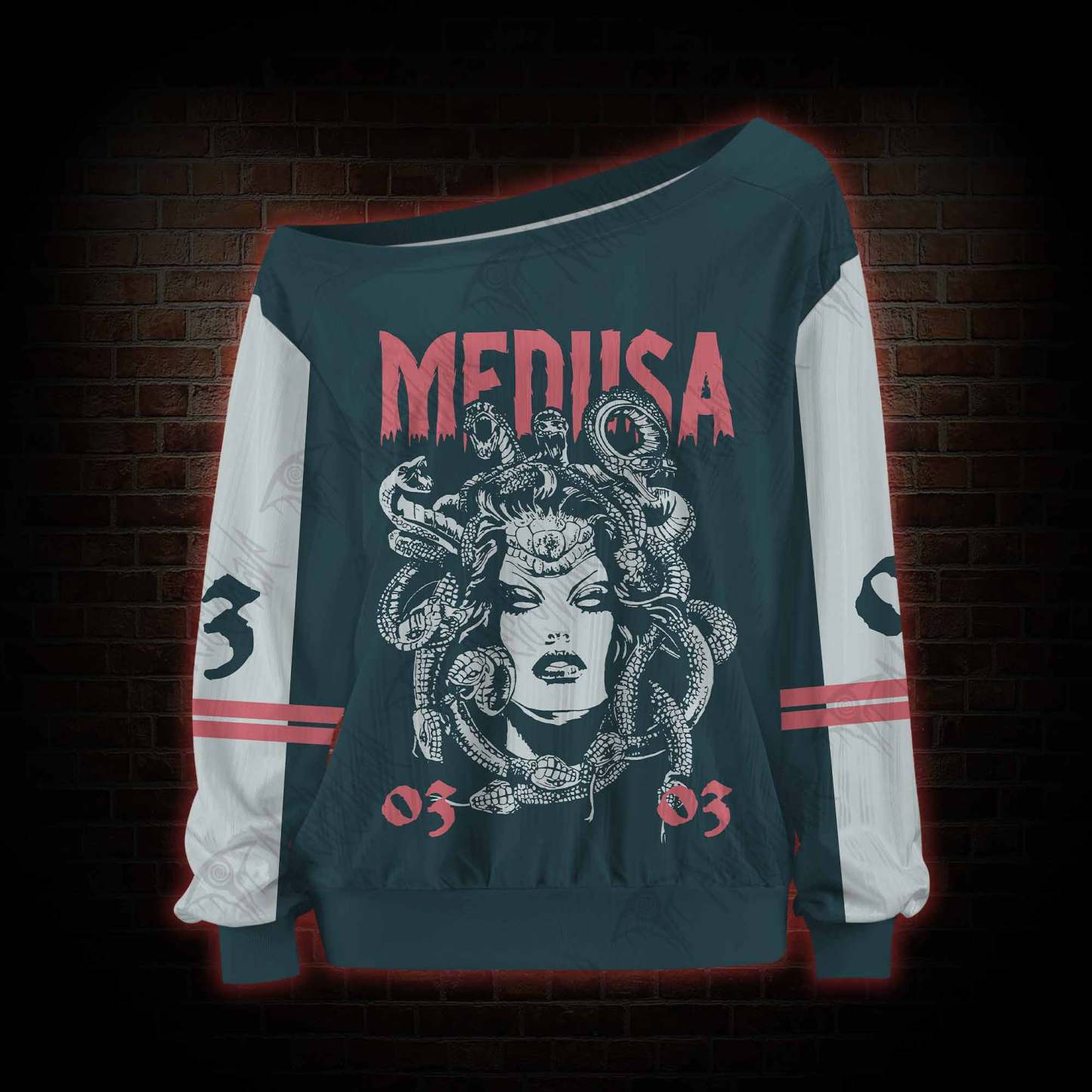 Medusa Off Shoulder Jersey