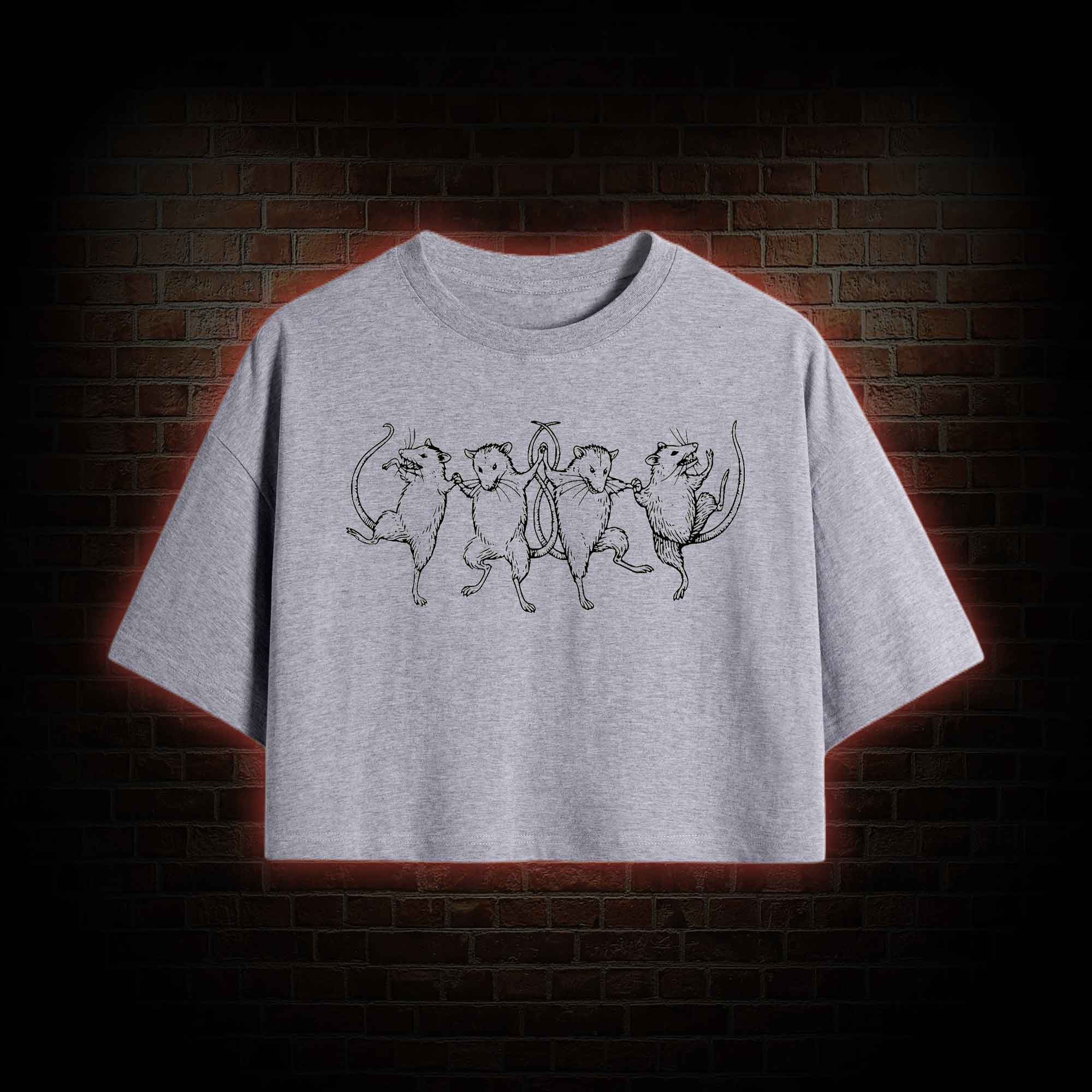 Dancing Rats Crop Top