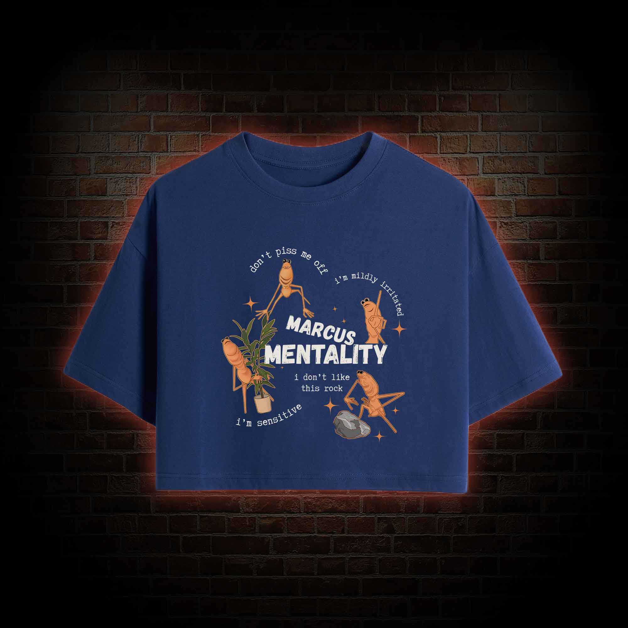 Marcus the Worm Crop Top