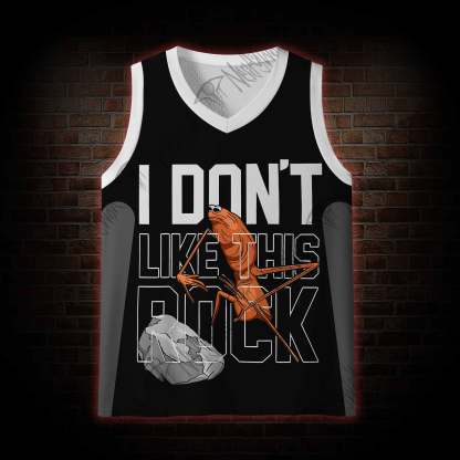 I Don't Like This Rock Mesh Jersey Tank Top