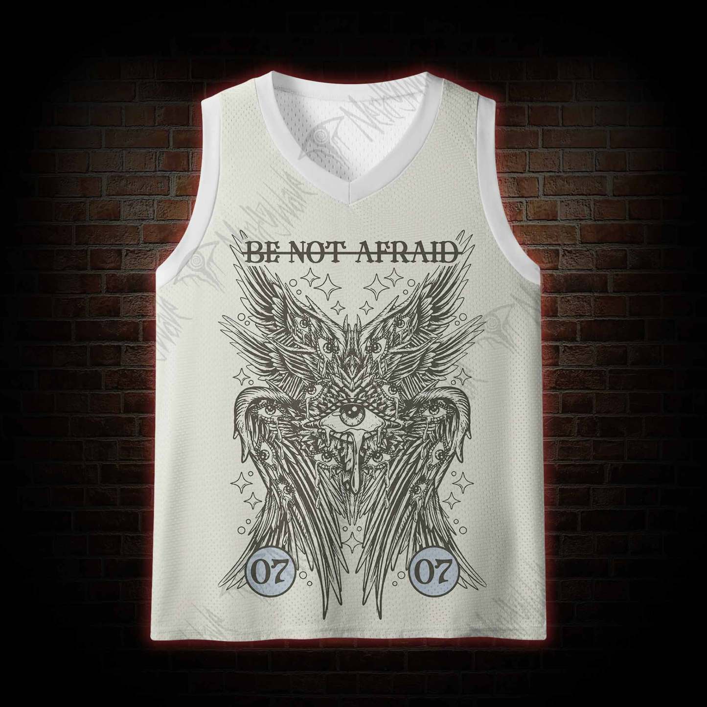 Be Not Afraid Mesh Jersey Tank Top
