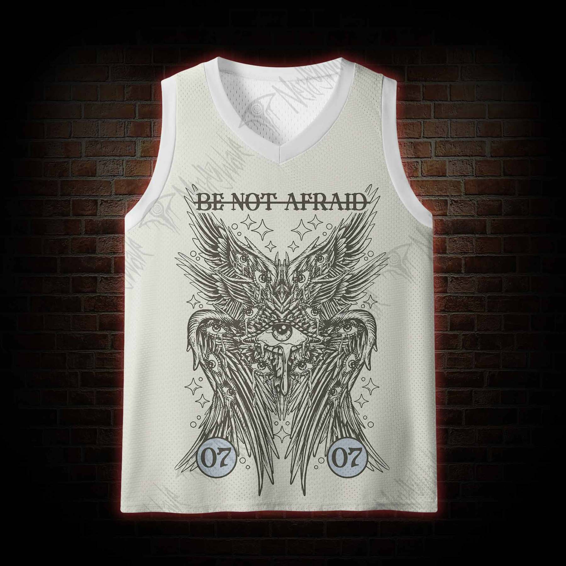 Be Not Afraid Mesh Jersey Tank Top