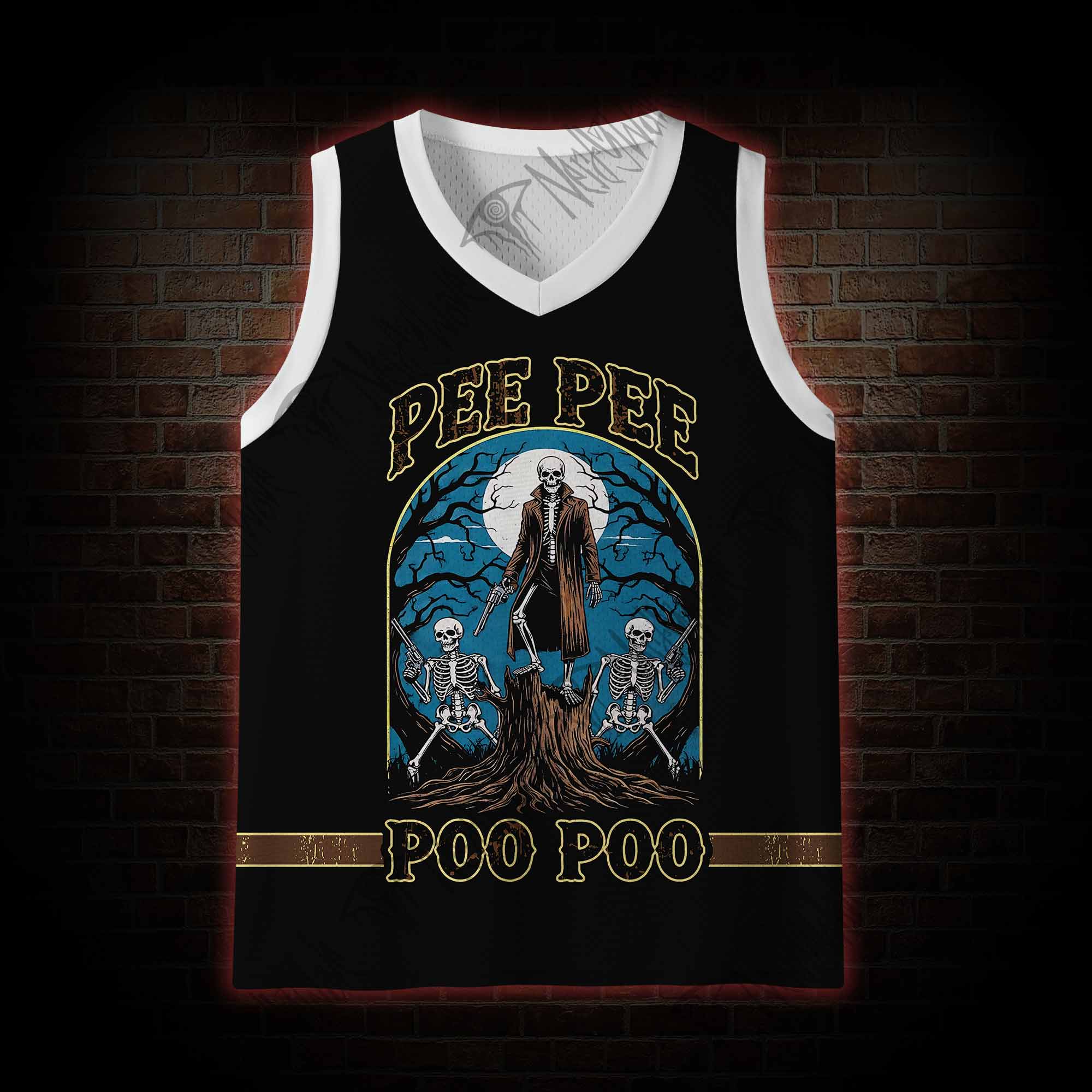 Pee Pee Poo Poo Mesh Jersey Tank Top