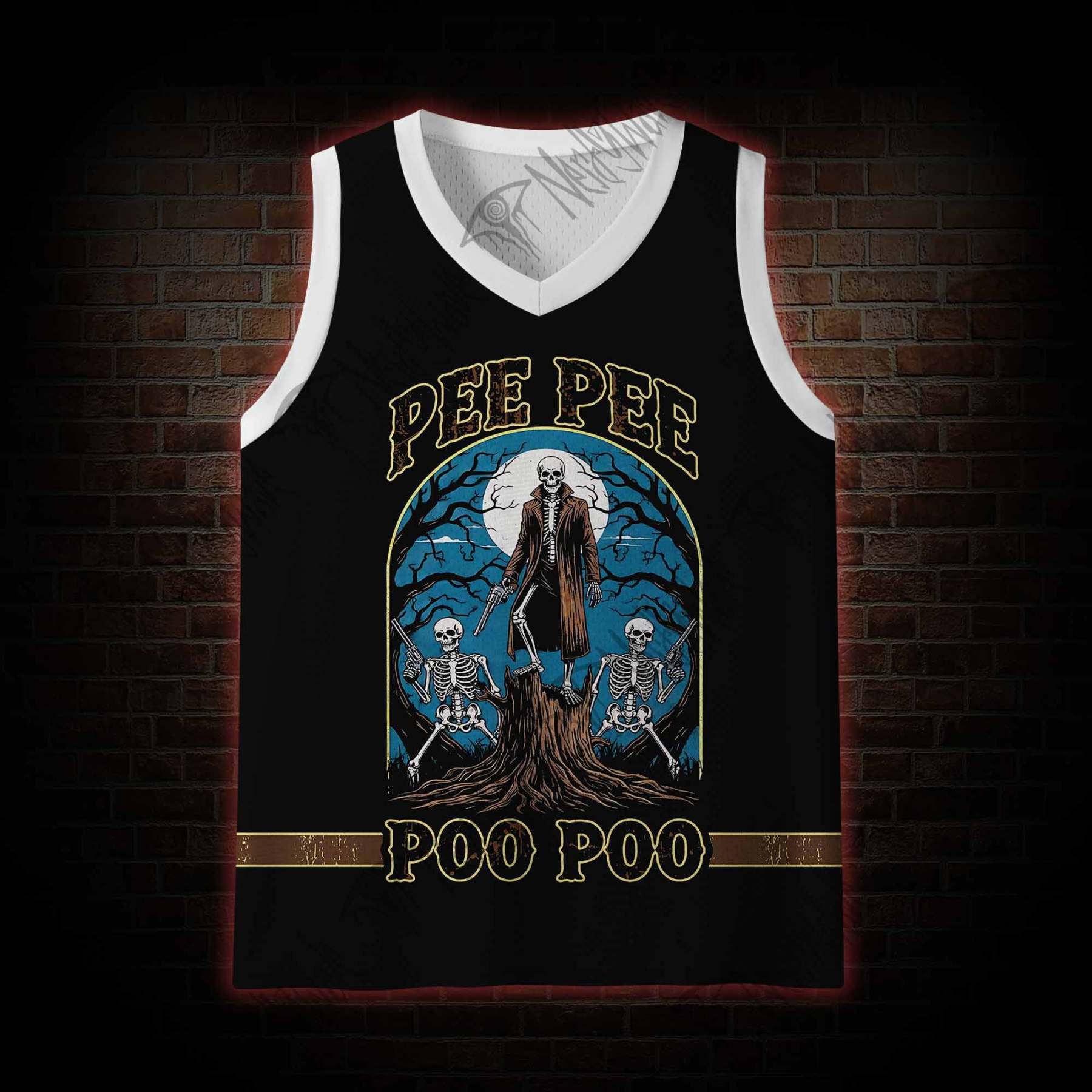 Pee Pee Poo Poo Mesh Jersey Tank Top