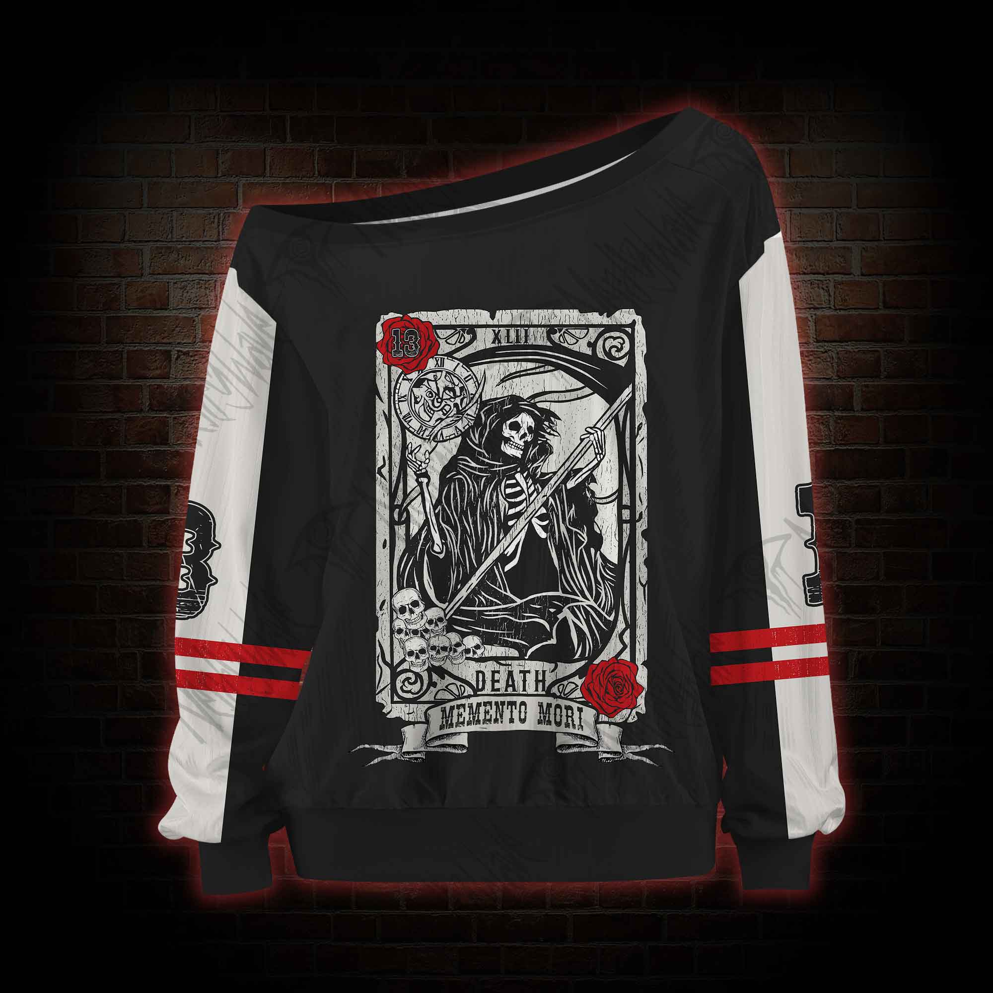 Memento Mori Off Shoulder Jersey