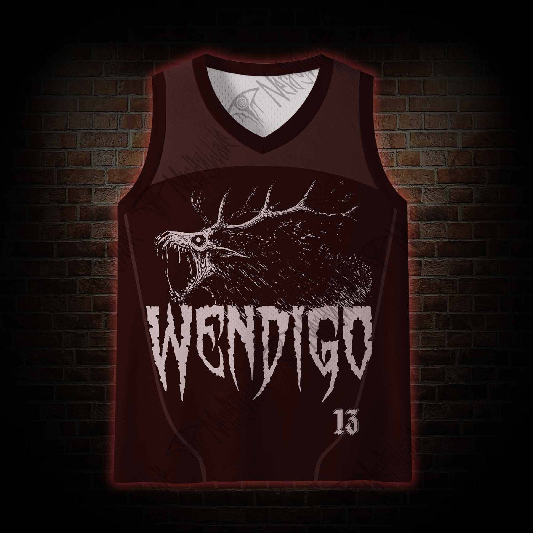 Wendigo Horror Mesh Jersey Tank Top