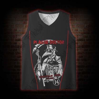 Plague Doctor Mesh Jersey Tank Top
