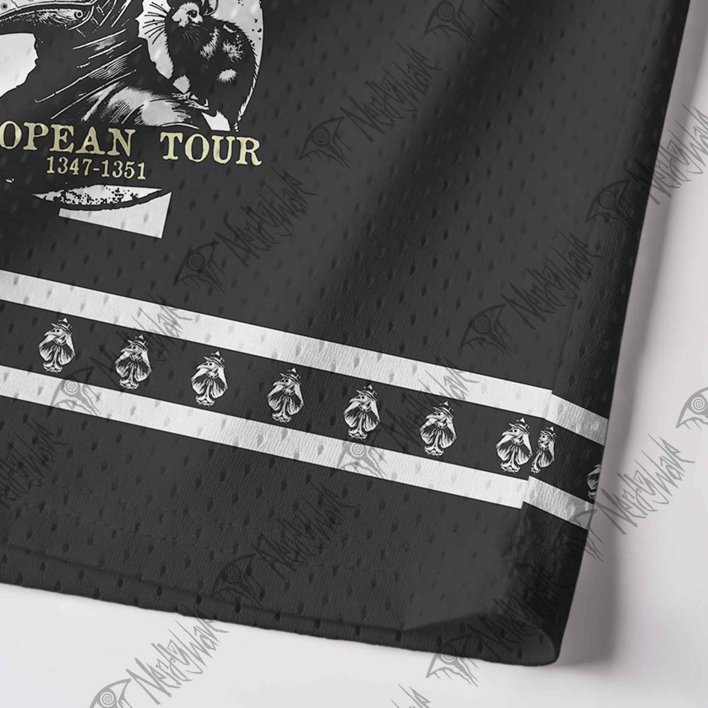 Black Death European Tour Mesh Jersey Tank Top