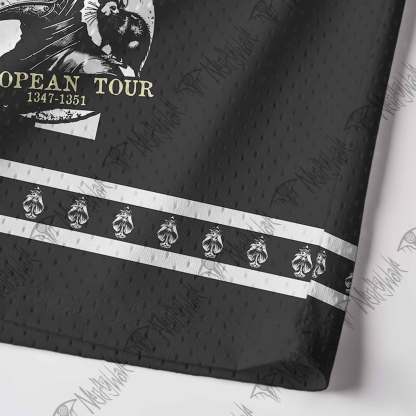 Black Death European Tour Mesh Jersey Tank Top