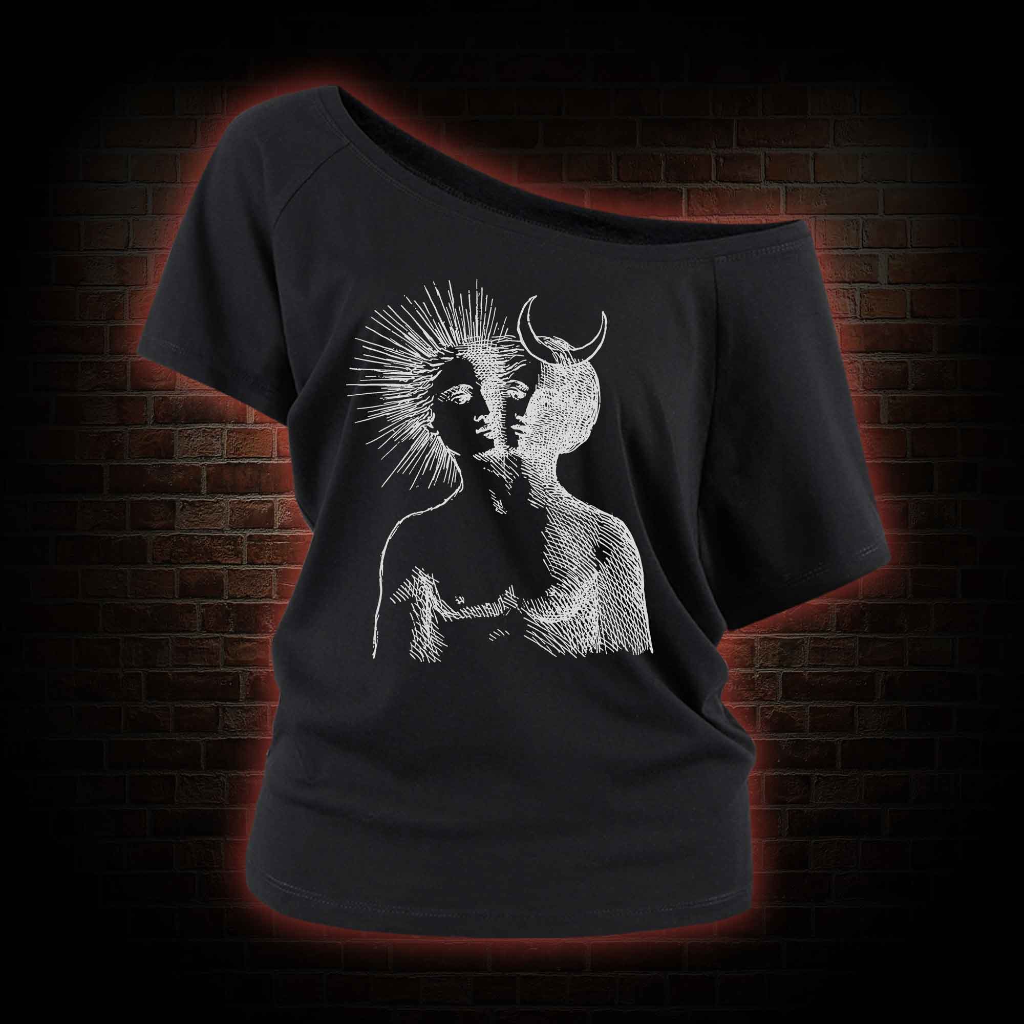 Duality Off Shoulder T-shirts