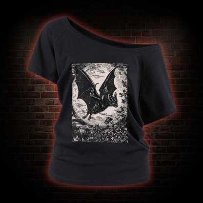 Medieval Bat Off Shoulder T-shirts