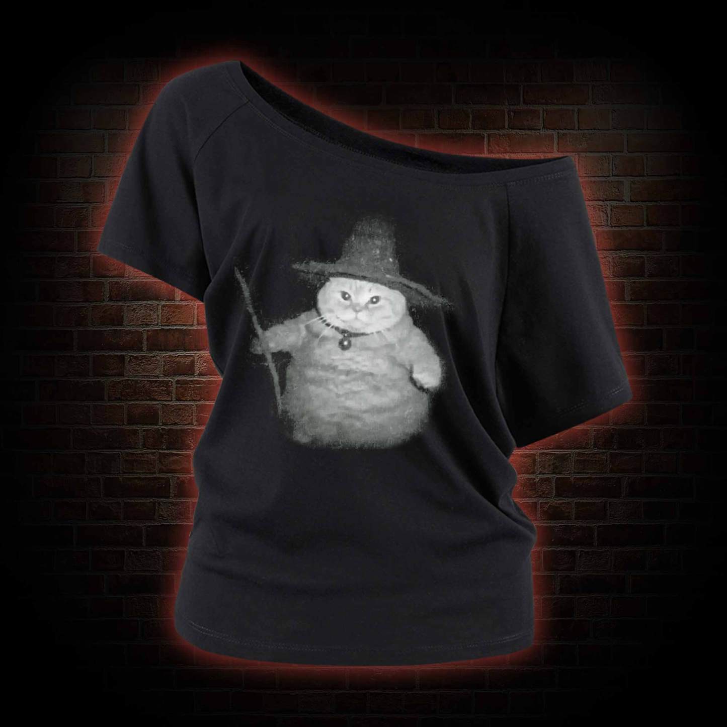 Dancing Frogs One-Shoulder T-Shirt