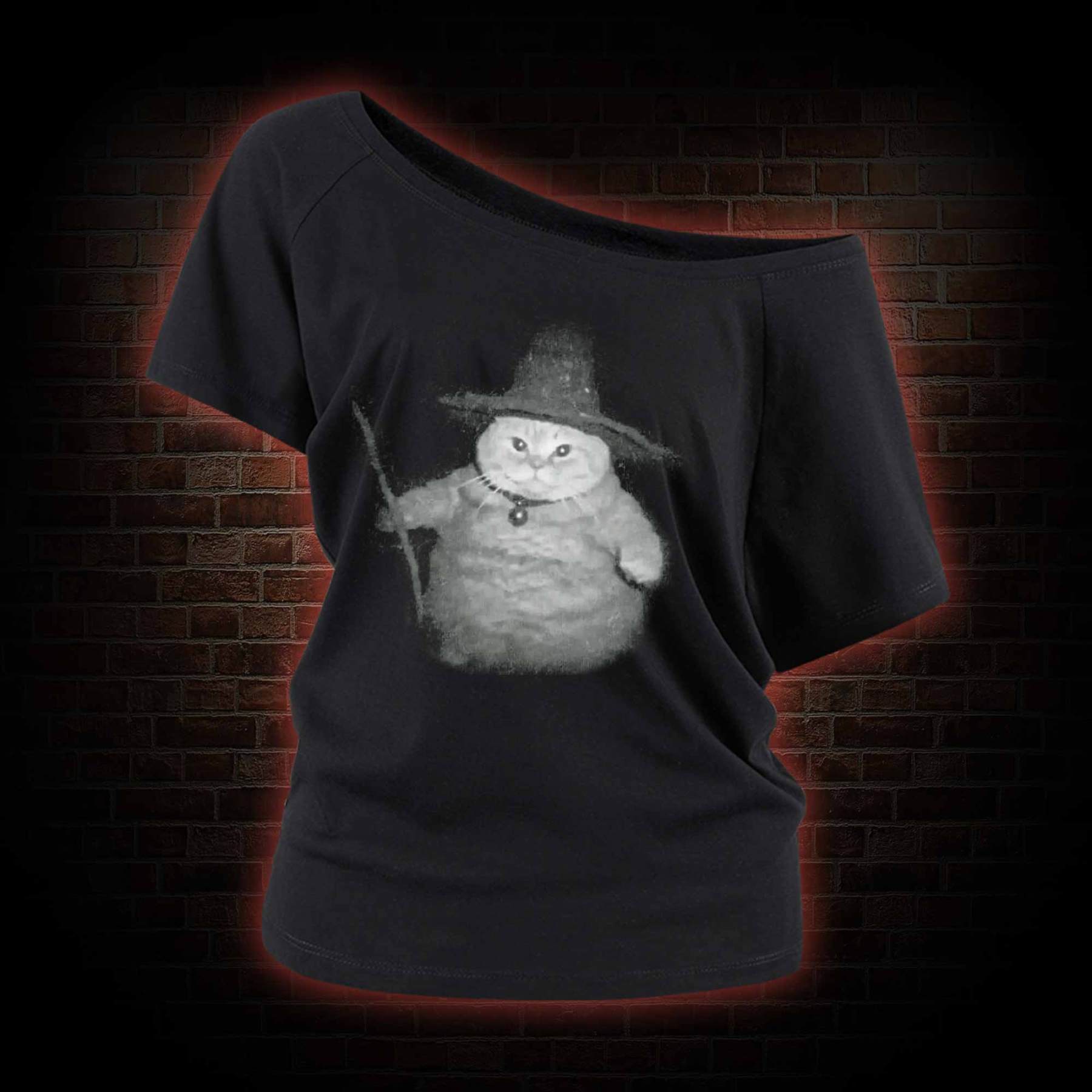 Dancing Frogs One-Shoulder T-Shirt