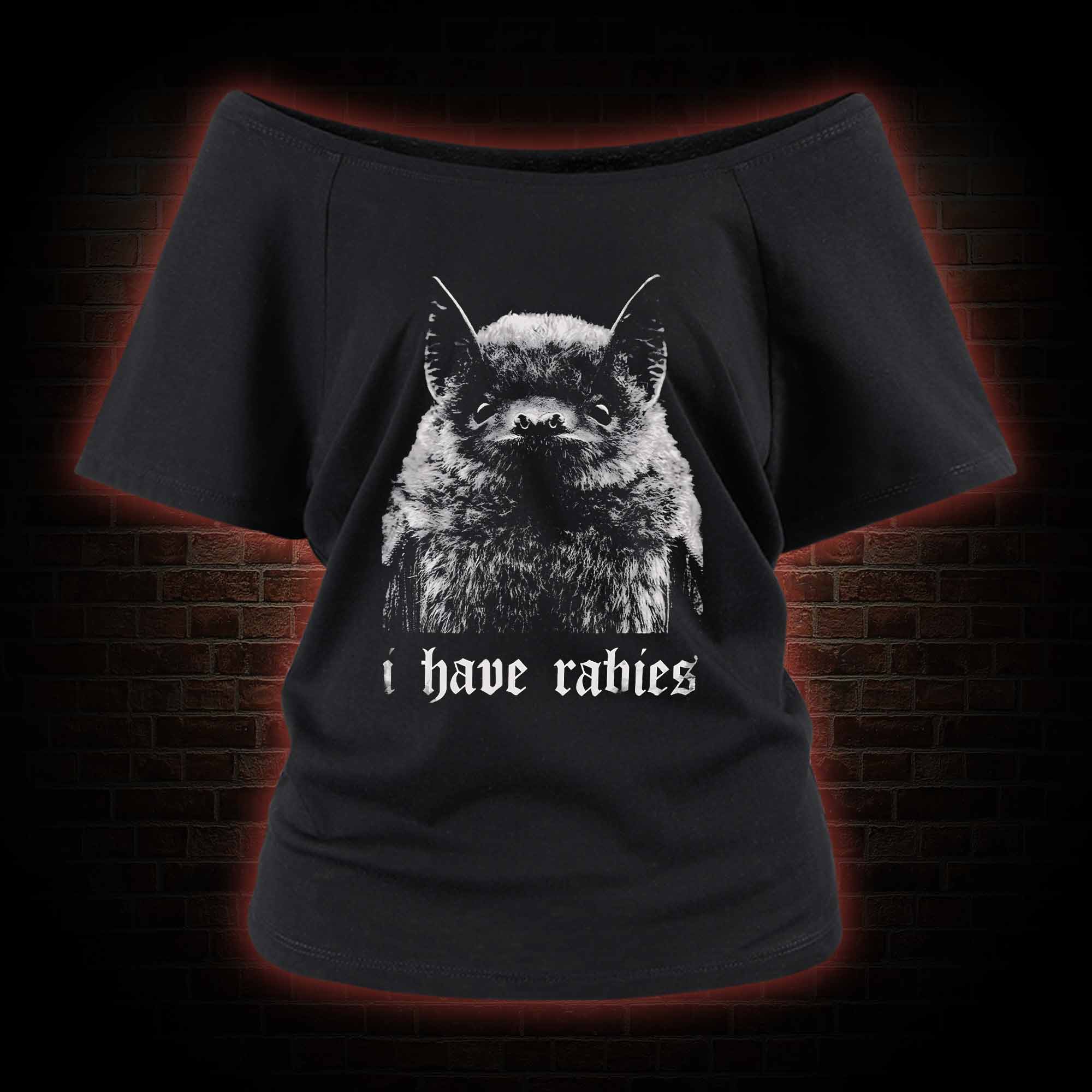 I Have Rabies Off Shoulder T-shirts