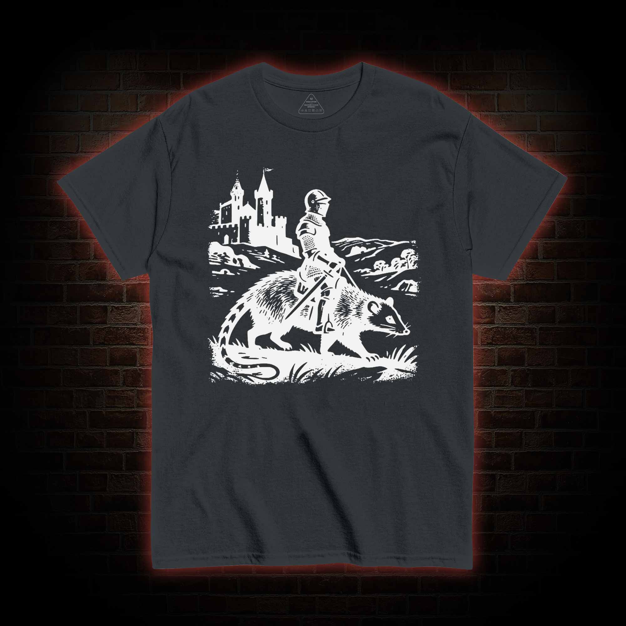 Knight Opossum T-shirt