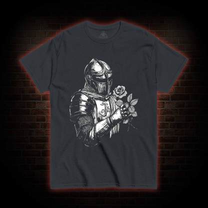 Knight Holding Roses T-shirt