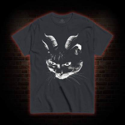 Dark Evil Black Cat T-shirt