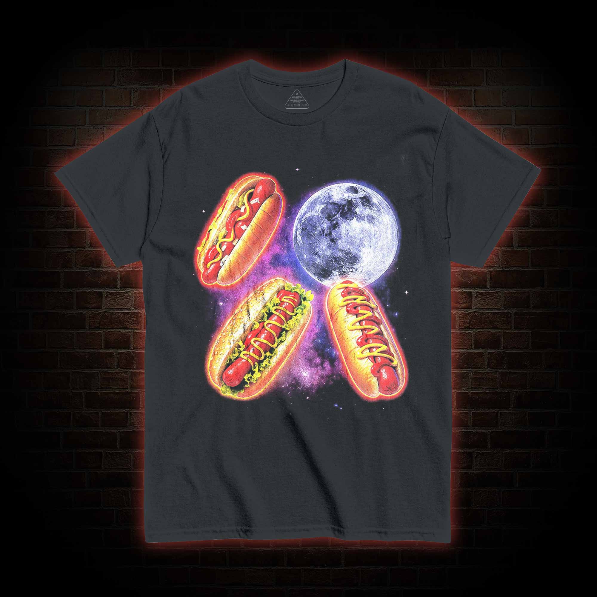 Retro Hot Dog Moon T-shirt