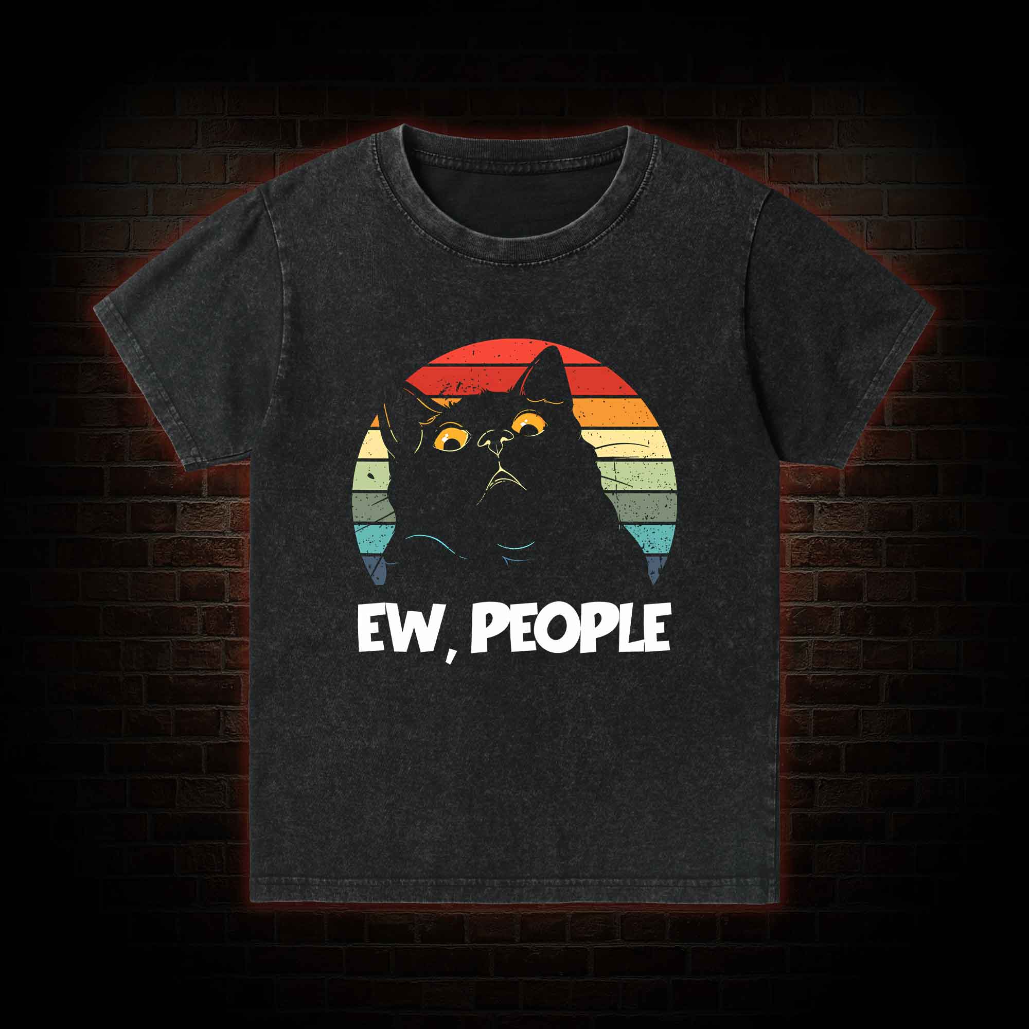 Ew People Kid Washed T-Shirt