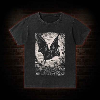 Medieval Bat Kid Washed T-Shirt